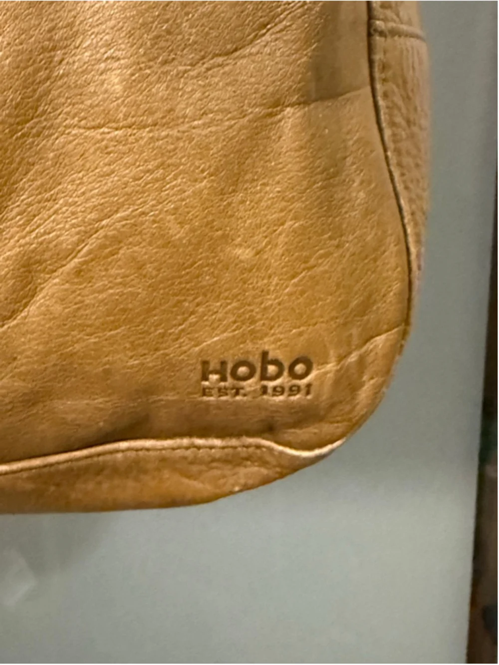 Hobo International Leather Shoulder Bag Olive Green Hobo Silver Hardware Tassel
